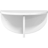  Stenska polica Visok sijaj bela 38 x 19 x 19 cm Konstruiran les, (5000200751) | Shoptok.si
