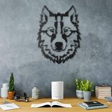  Wolf v11 black decorative metal wall accessory Cene