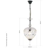 Orion HL 6-1498/1 - Kristalni luster na lancu ARILA 1xE27/60W/230V braon/patina | Eponuda.com