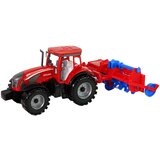Red Tractor with Plough Friction Drive | shoptok.hr