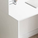  Stol s policom Bijelo 102 x 50 x 124 cm Konstruirano drvo | shoptok.hr