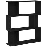  Polica za knjige crni hrast 80x24x96 cm Inženirsko drvo | shoptok.hr