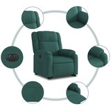  Električni naslonjač na podizanje tkanina tamnozeleni | Eponuda.com