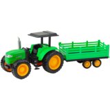 Traktor s prikolicom na daljinsko upravljanje - 48 cm - zeleni | shoptok.hr