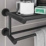  Držač za ručnike Crna 61 x 23 x 17 cm Nehrđajući čelik | shoptok.hr