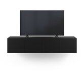 Marckeric Črna TV omarica 180x38x35 cm Daroca – | Shoptok.si
