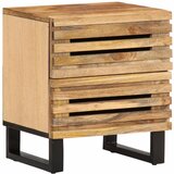  Noćni ormarići 2 kom 40x34x46 cm od masivnog grubog drva manga | shoptok.hr