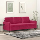  Trosjed crvena boja vina 180 cm baršunasti | Eponuda.com