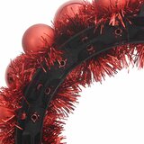  Vijenci s božićnim kuglicama 2 pcs Crvena 33 x 33 x 7 cm | Eponuda.com