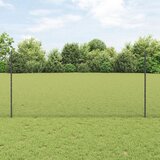 vidaXL Ograjni stebri 22 kosov U-kanal Siva 120 cm Jeklo, Šesterokotna ograja Siva 1,2x100 m Jeklo Cene