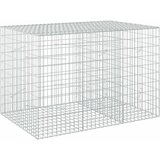 Gabion s žicom debljine 3,5 mm i mrežom 5x10 cm 150x100x100 cm | shoptok.hr