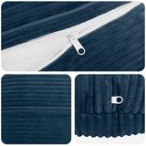 Presvlaka za jastuk 2 pcs HEERLEN Mornarsko plava Ø 30 cm Kord | shoptok.hr
