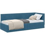 vidaXL kutni okvir kreveta s uzglavljem plava 80 x 200 cm baršun | shoptok.hr
