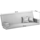 XXXL Blazina Za Gugalnico Acamp, Siva | Shoptok.si