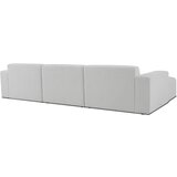 Scandic Bela kotna sedežna garnitura iz tkanine bouclé (levi kot) Roxy – | Shoptok.si