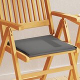 vidaXL Blazina za vrtni sedež 4 kosi antracit 45x45x2 cm kvadratna | Shoptok.si