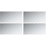 vidaXL Siva Plastika 100 x 50 x 0.3 cm Stopnična podloga Pravokotna | Shoptok.si