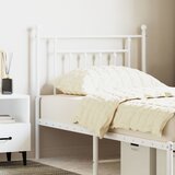 vidaXL Kovinsko vzglavje belo 80 cm Cene