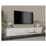 Hanah home tv polica Dekop1 white silver