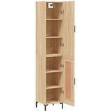  Visoka komoda hrasta sonome 34,5x34x180cm od konstruiranog drva | shoptok.hr