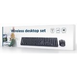 Gembird KBS-W-01 2.4 GHz Slim bežični mis + tastatura US layout black | ePonuda.com