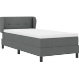  Krevet s opruga kutije Tamno siva 90 x 190 cm tkanina | shoptok.hr