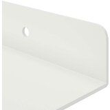  Polica na zidu s policom Zidne 2 pcs Bijelo 40 x 9 x 2 5 cm - Bijelo 40 x 9 cm 2 | shoptok.hr