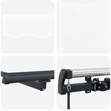  Skrovita tenda Bijelo 400 × 300 cm Poliester i čelik | shoptok.hr
