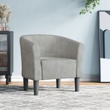 vidaXL fotelj svetlo siv žamet | Shoptok.si