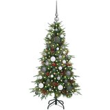 vidaXL Umjetno božićno drvce s nogom s stalakom Zelena 120 cm PE i PVC | shoptok.hr