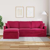 SOFA Vinska crvena 228 x 134 x 80 cm Baršun | shoptok.hr