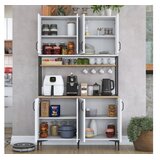 Hanah home Komoda s ladicama JE173 3399, 120x198,6x40 cm, Bijela | Eponuda.ba
