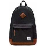 Herschel Nahrbtniki Heritage Backpack - Black/Tan Črna Cene