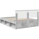  Okvir za krevet Beton 140 x 190 cm Čvrsto borovo drvo | shoptok.hr
