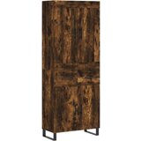  Visoka komoda dimljeni hrast 69 5x34x180 cm konstruiranog drva | shoptok.hr
