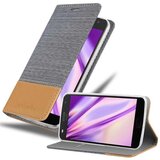 Cadorabo Ohišje, združljiv z Motorolo v svetlo sivo rjavi barvi - zaščitni pokrov z magnetnim zapiranjem, stoječo funkcijo in režo za kartico, (20564490) | Shoptok.si