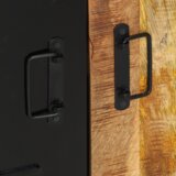 vidaXL Set namještaja za kupaonicu 4 pcs Smeđa Čvrsto drvo manga | shoptok.hr