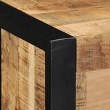 vidaXL TV omarica 80x30x25 cm Masivni neobdelan les Mango | Shoptok.si