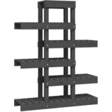  Stalak za biljke siva 85 x 25 x 109,5 cm od masivne borovine | Eponuda.com