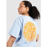 Rip Curl Icons Of Surf Relaxed T-shirt mid blue / orange | Shoptok.si