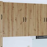 vidaXL zidni kuhinjski ormarić zidne umjetnički hrast 80 x 31 x 100 cm | shoptok.hr