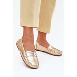 Boto Ladies Eco Leather Moccasins Gold Lenvie Cijene