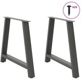  Noge za blagovaonski stol A-oblika 2 kom antracit 100 x (72-73) cm čelik | shoptok.hr