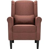  Fotelja od tkanine smeđa | shoptok.hr