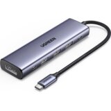Ugreen 5-v-1 USB-C Hub (100 W PD, 4K@60Hz Displayport) Cijene