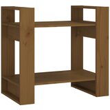 Maison Chic Knjižna omara - Knjižni regal medeno rjava 60x35x57 cm trden les, (21725200) Cene