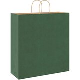  Papirnate vrećice 250 kom s ručkama zelene 45x17x48 cm | shoptok.hr