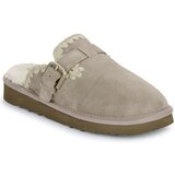 Mou Cokli SUEDE SHEEPSKIN CLOG ESKIMO Siva | Shoptok.si