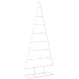  Metalna božićna jelka KUOPIO 150 cm Čelik s praškastim premazom - 150 cm Bijela bez LED svjetala | shoptok.hr