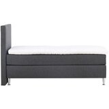 Venture Home kontinentalni krevet Toledo 200 × 66 × 90 cm, tamnosiva | shoptok.hr